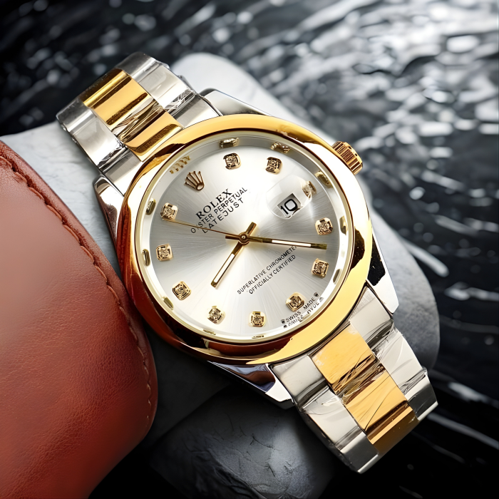 Rolex Prestige Two-Tone Golden Diamond Dial